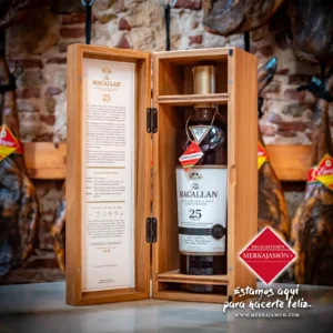 01 Whisky Macallan 25 años barril de roble de madera de jerez Edicion limitada