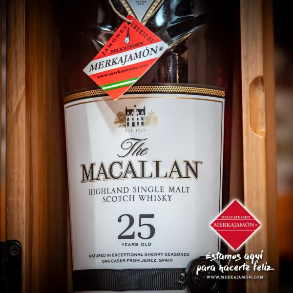02 Whisky Macallan 25 años barril de roble de madera de jerez Edicion limitada