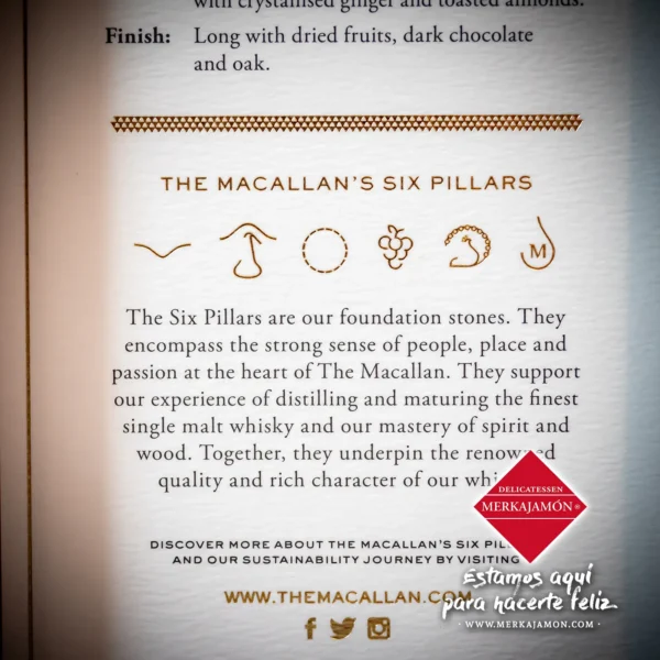 05 Whisky Macallan 25 años barril de roble de madera de jerez Edicion limitada