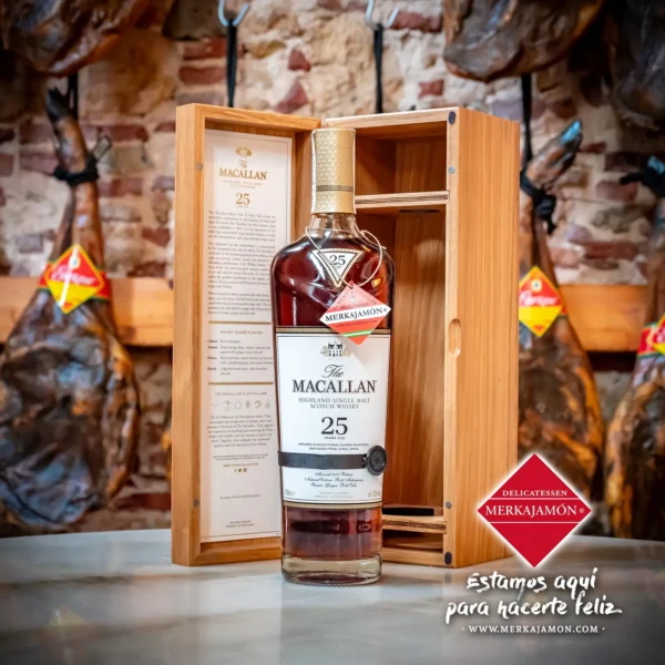 07 Whisky Macallan 25 años barril de roble de madera de jerez Edicion limitada